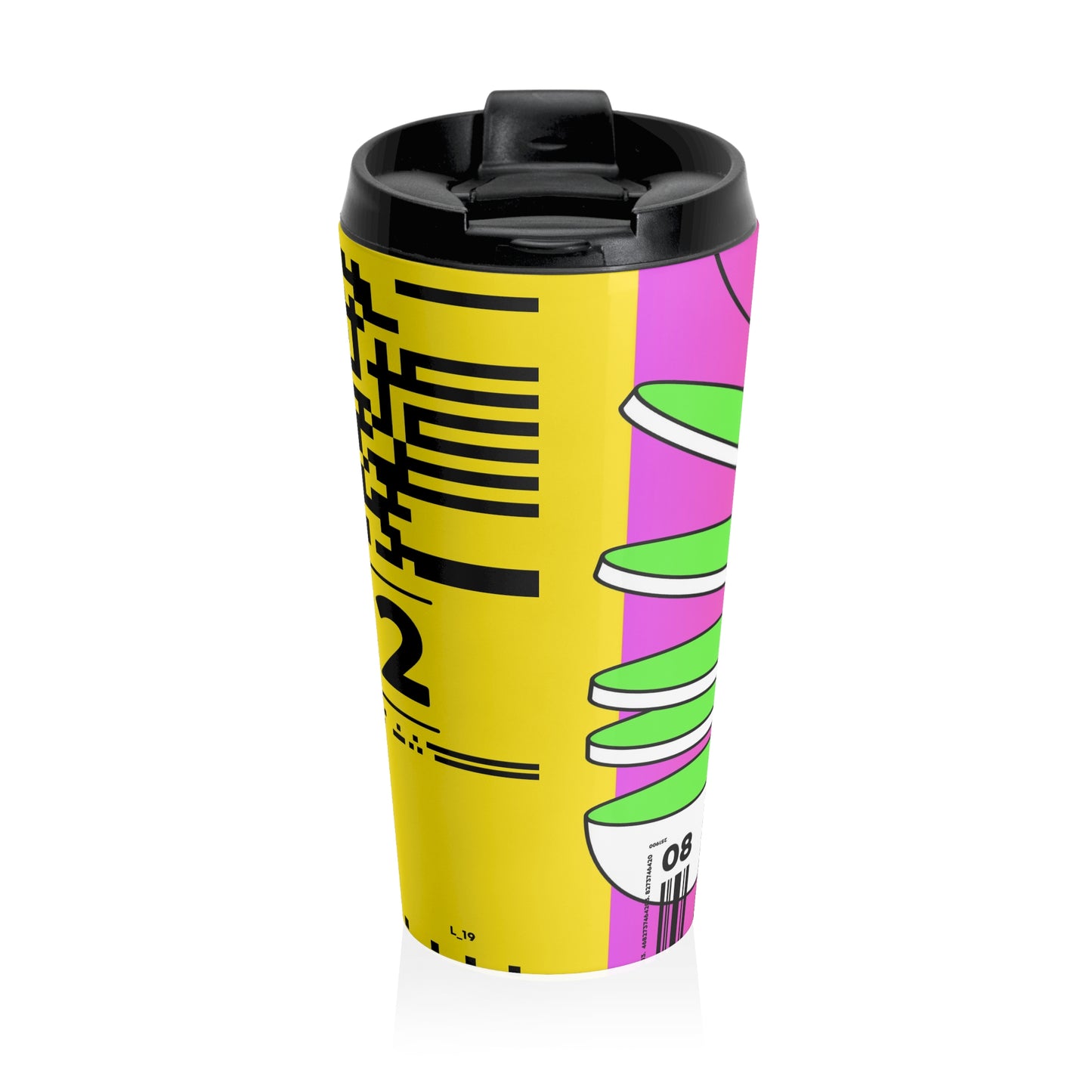 Vibrant Stainless Steel Travel Mug