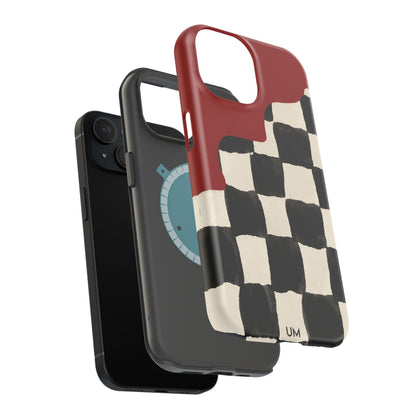 Checkerboard Red