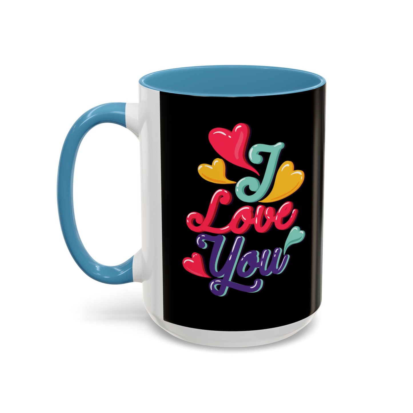 Taza de café con la frase "Te amo" (11, 15 oz)