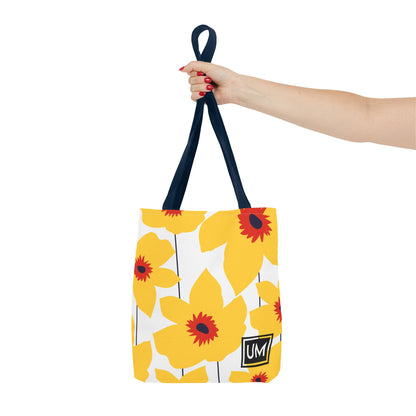 Bolso de mano con estampados florales llamativos (AOP)