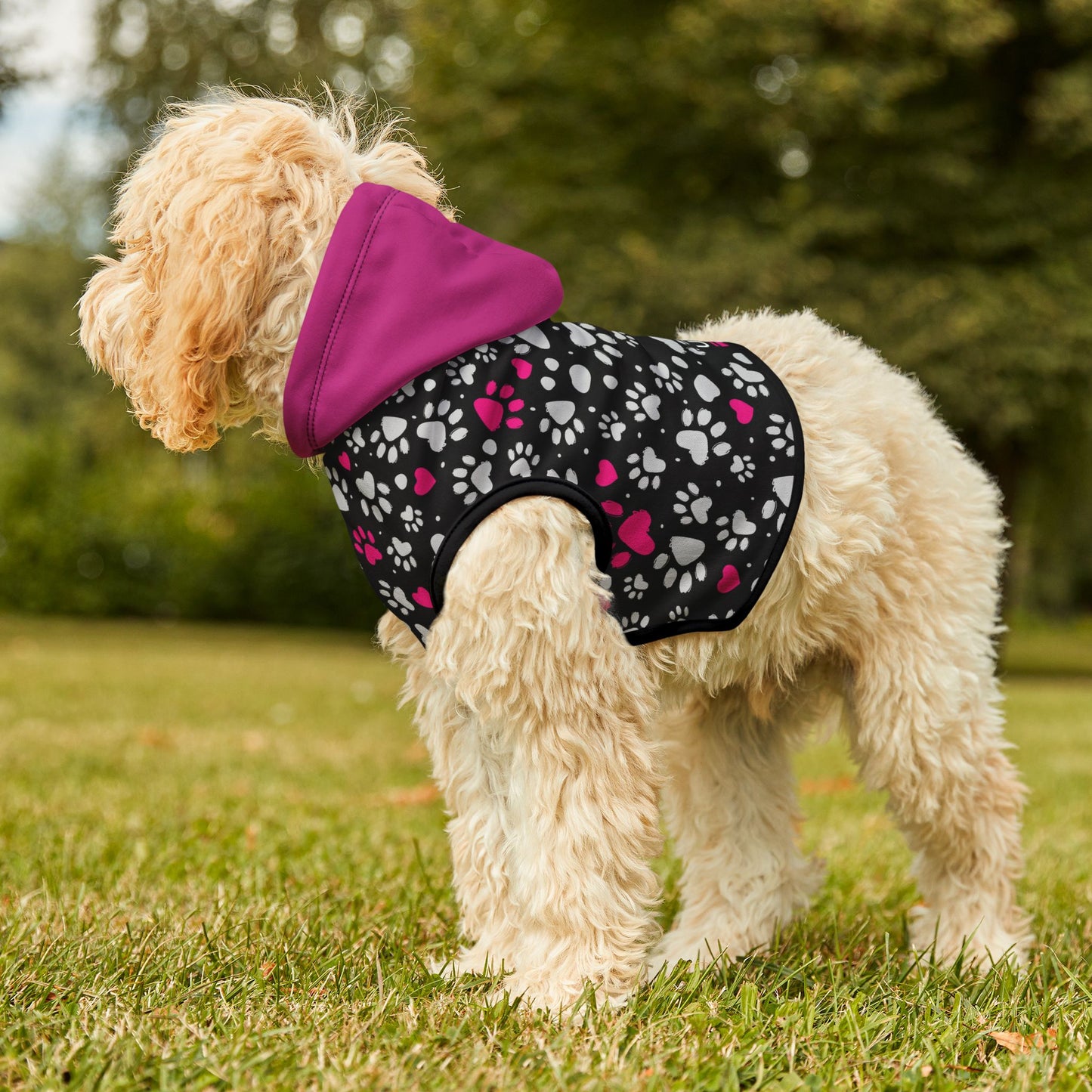 Sudadera con capucha para mascotas de la UM