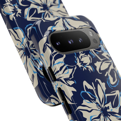 Blue Flor Tough Case