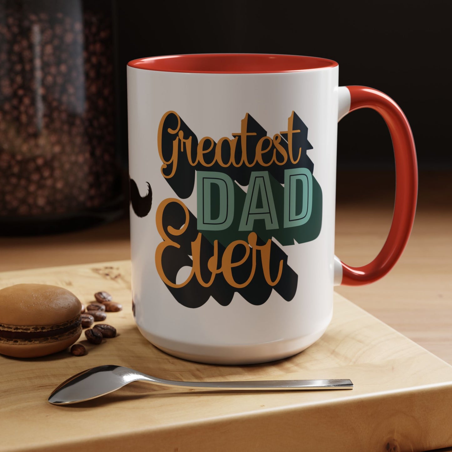 Taza de café con el mejor papá (11 oz y 15 oz)