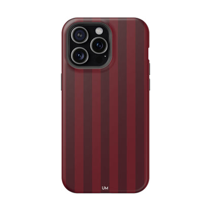 Bordeaux Pinstripe