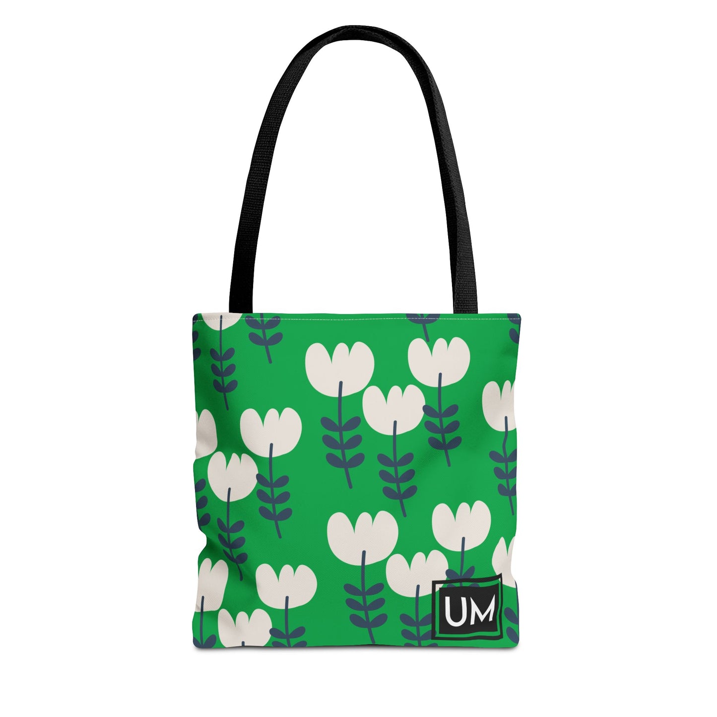 Bolso de mano con estampados florales llamativos (AOP)