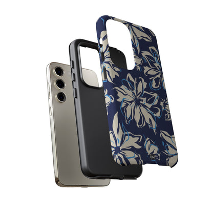 Blue Flor Tough Case