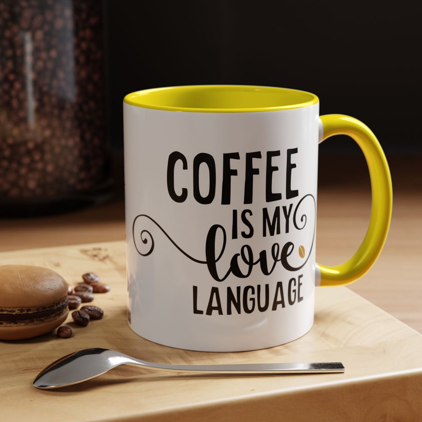 Taza Mi amor por el café (11, 15 oz)