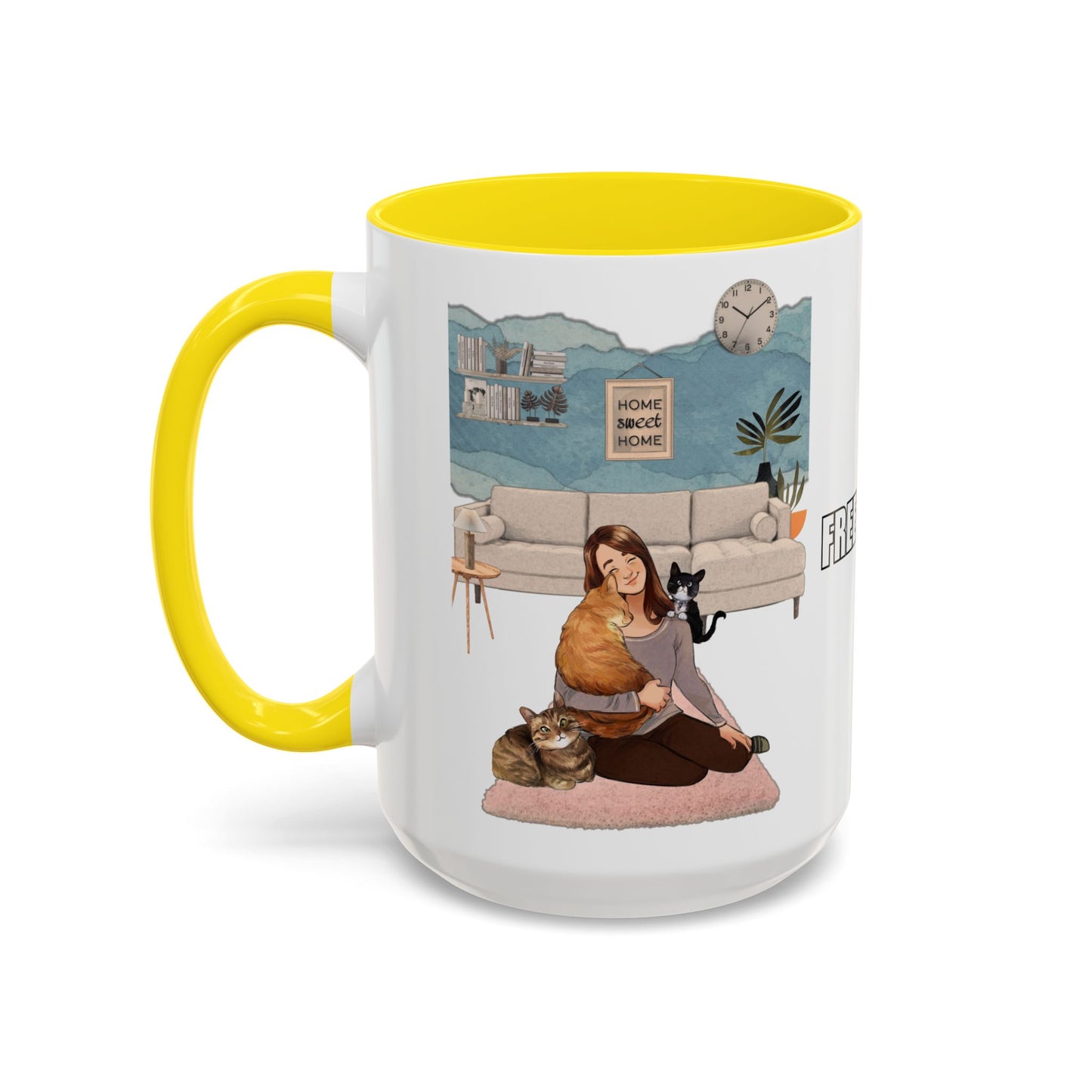 Taza de café con abrazos gratis (11 oz y 15 oz)