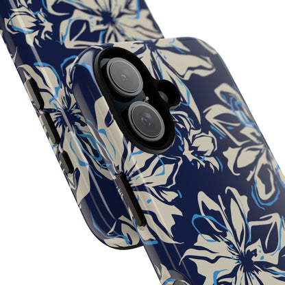 Blue Flor Tough Case