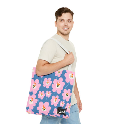 Bolso de mano con estampados florales llamativos (AOP)