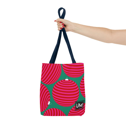 Bolsa de mano navideña moderna (AOP)