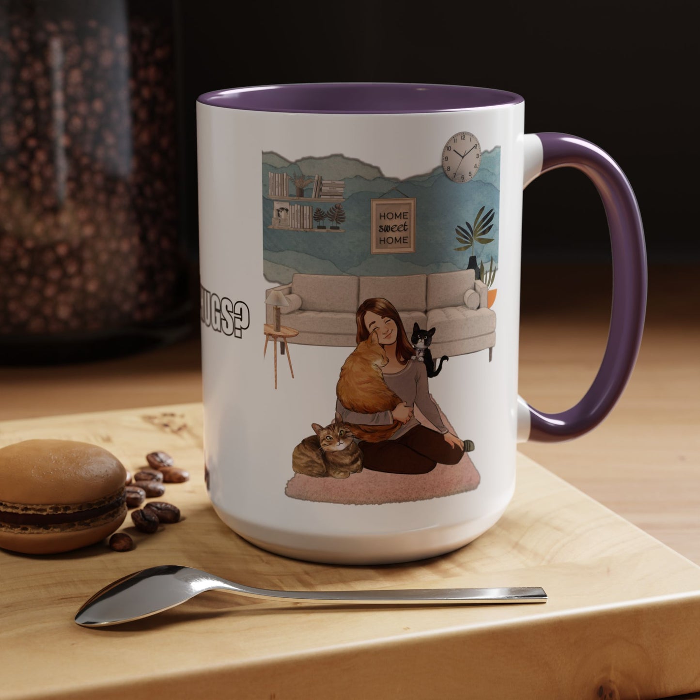 Taza de café con abrazos gratis (11 oz y 15 oz)