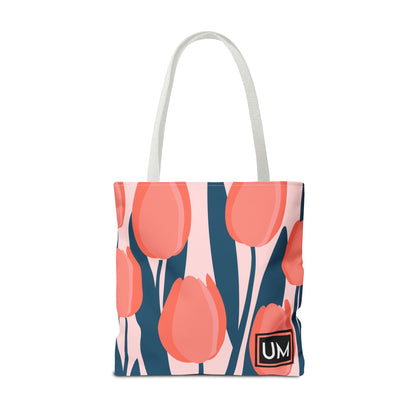 Bolso de mano con estampados florales llamativos (AOP)