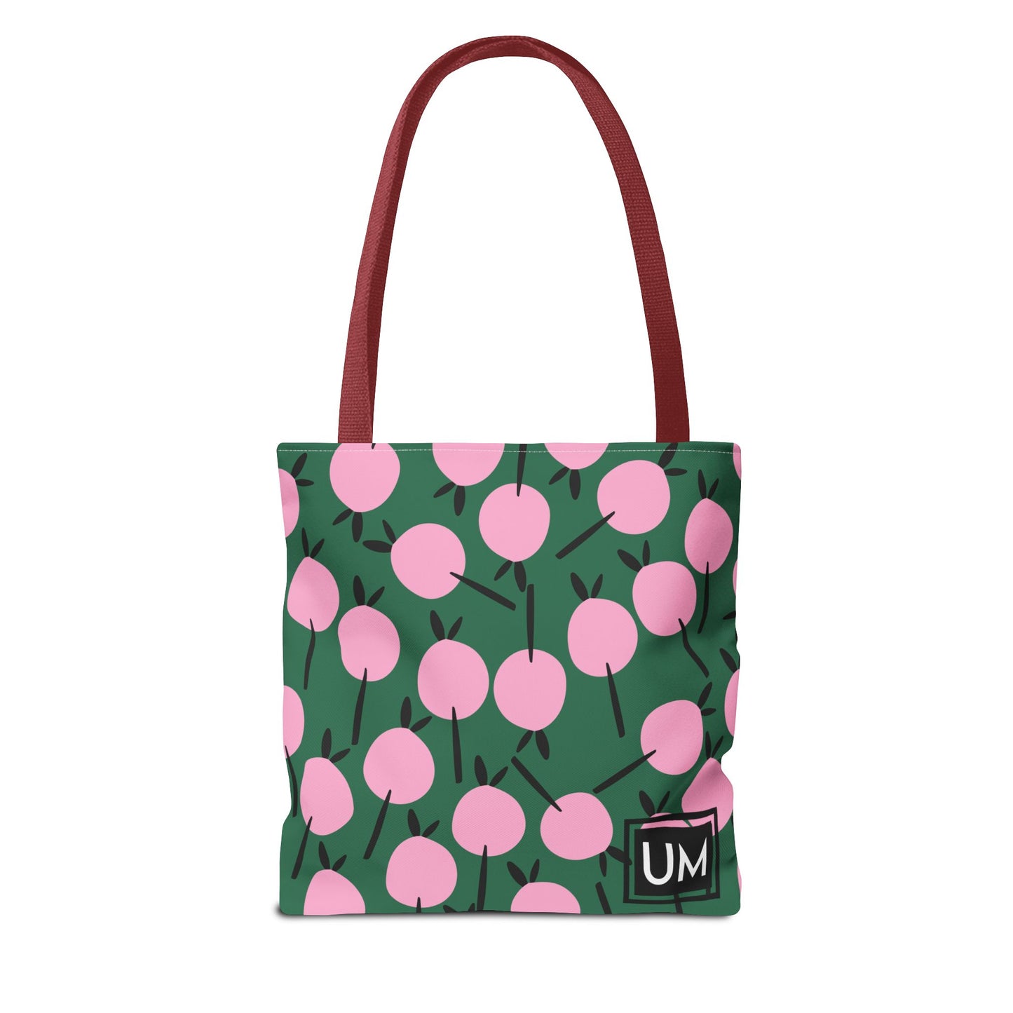 Bolso de mano con estampados florales llamativos (AOP)