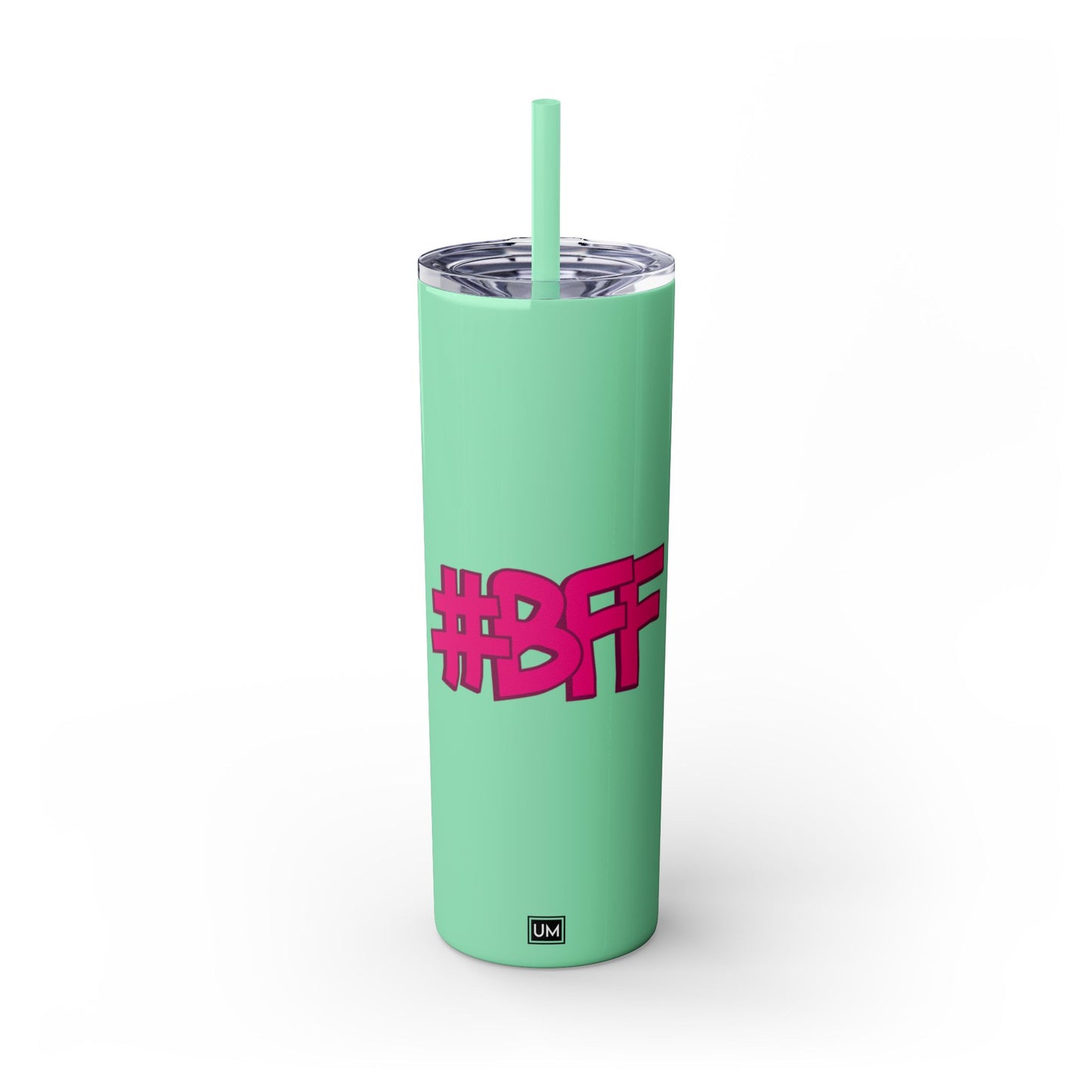 Vaso con pajita para mejores amigas, 20 oz