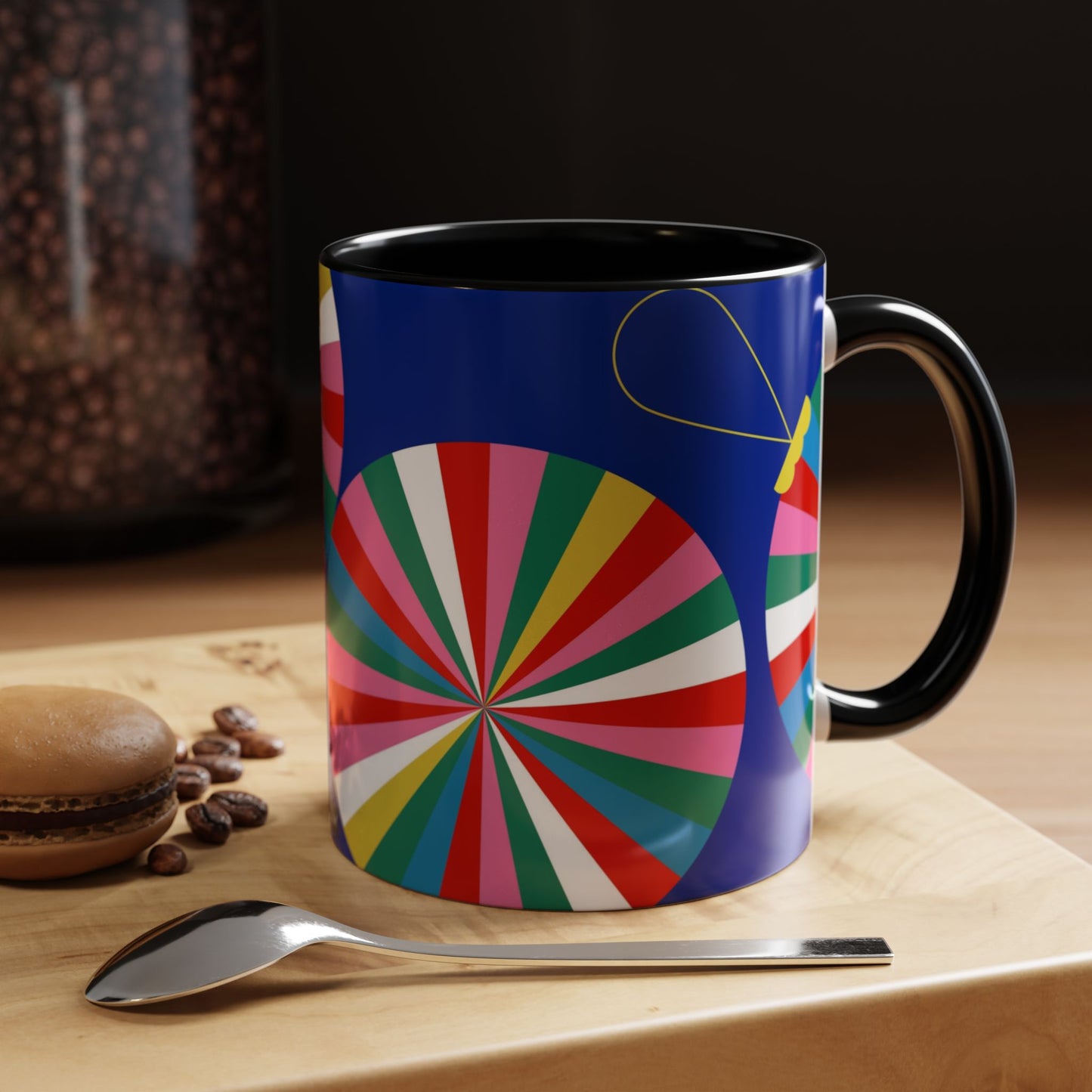 Taza de café navideña moderna (11, 15 oz)