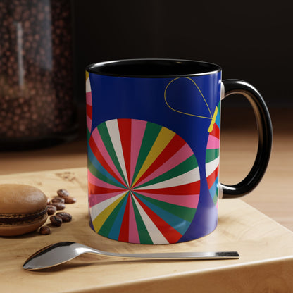 Taza de café navideña moderna (11, 15 oz)