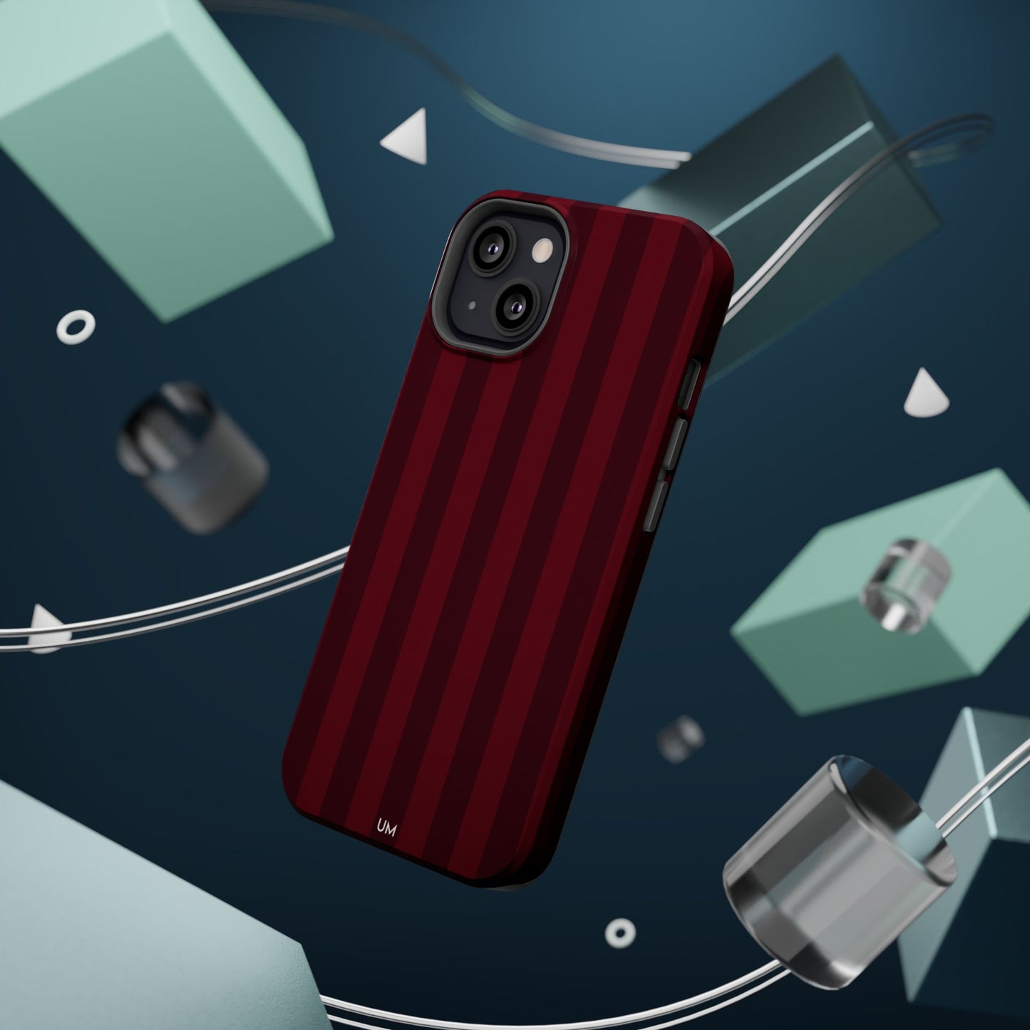 Bordeaux Pinstripe