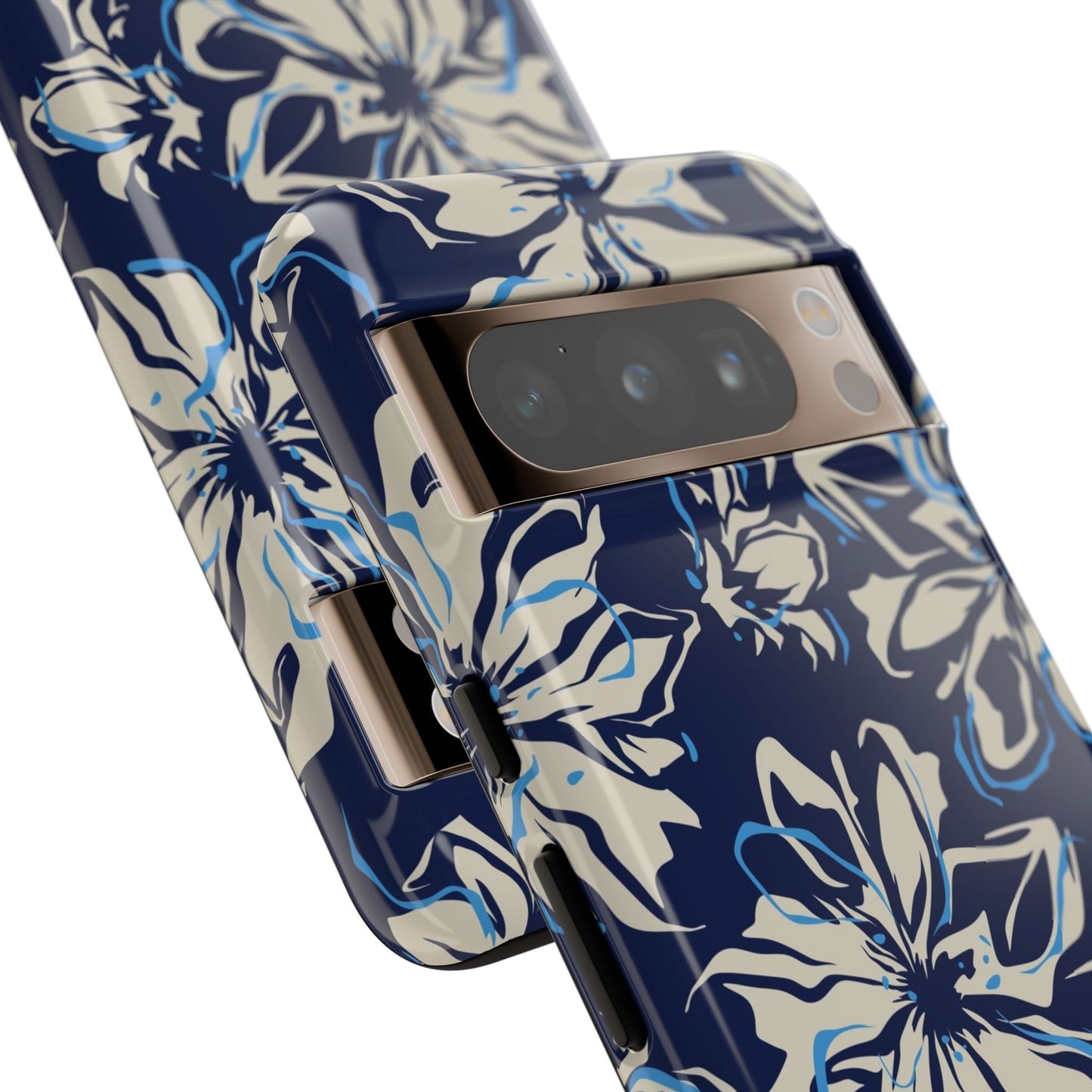 Blue Flor Tough Case