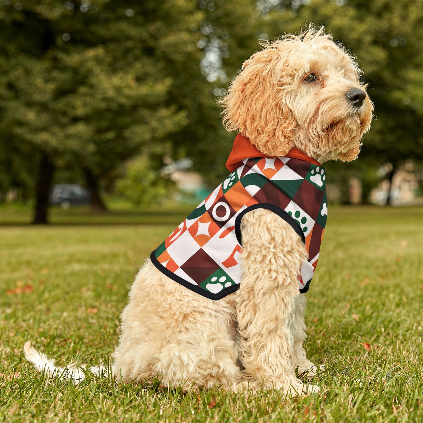 Sudadera con capucha para mascotas de la UM