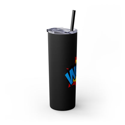 Vaso WoW con pajita, 20 oz