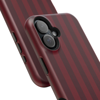 Bordeaux Pinstripe