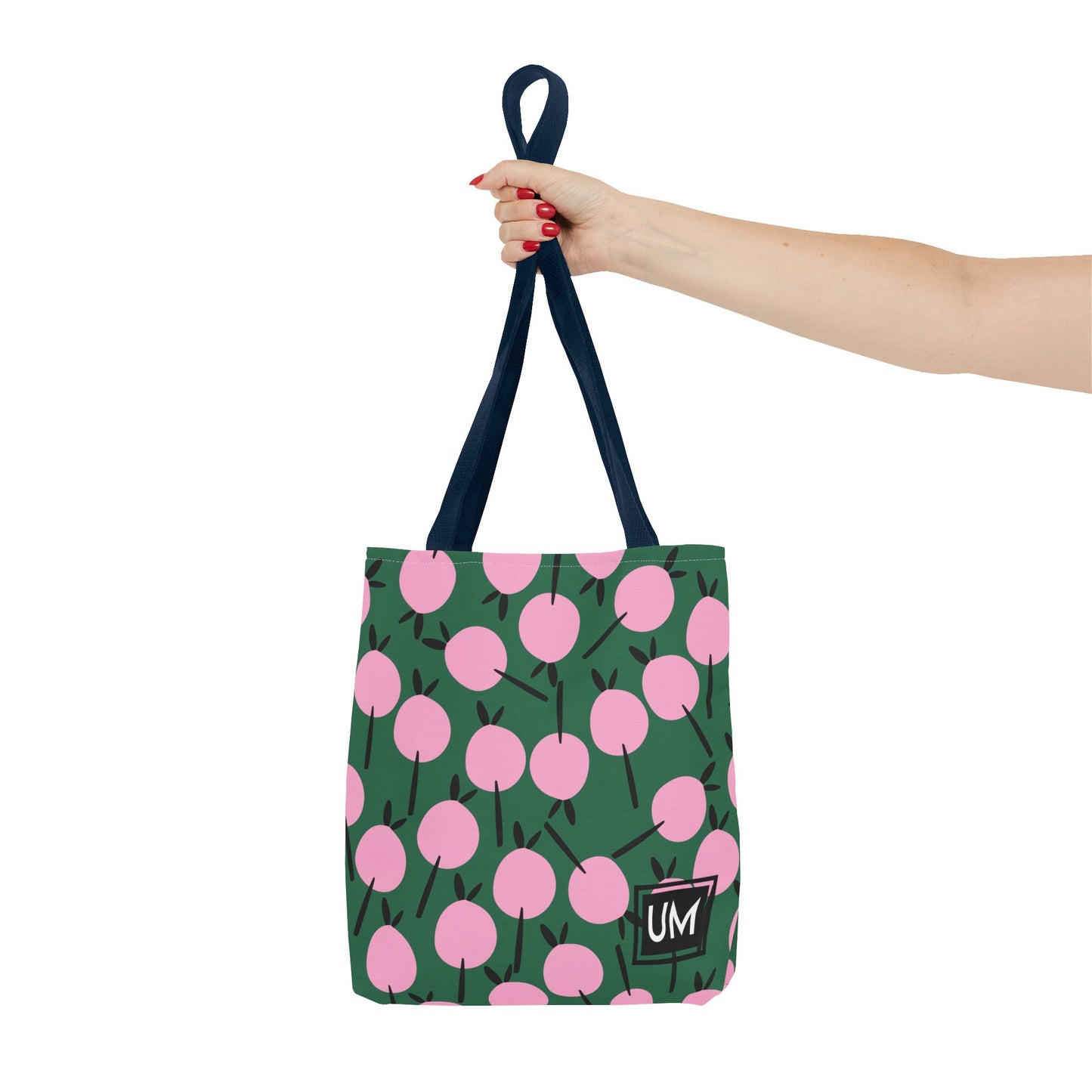 Bolso de mano con estampados florales llamativos (AOP)