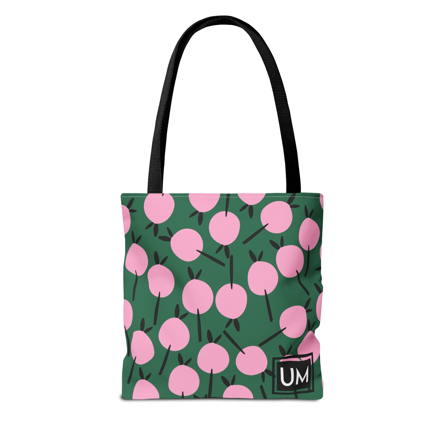 Bolso de mano con estampados florales llamativos (AOP)