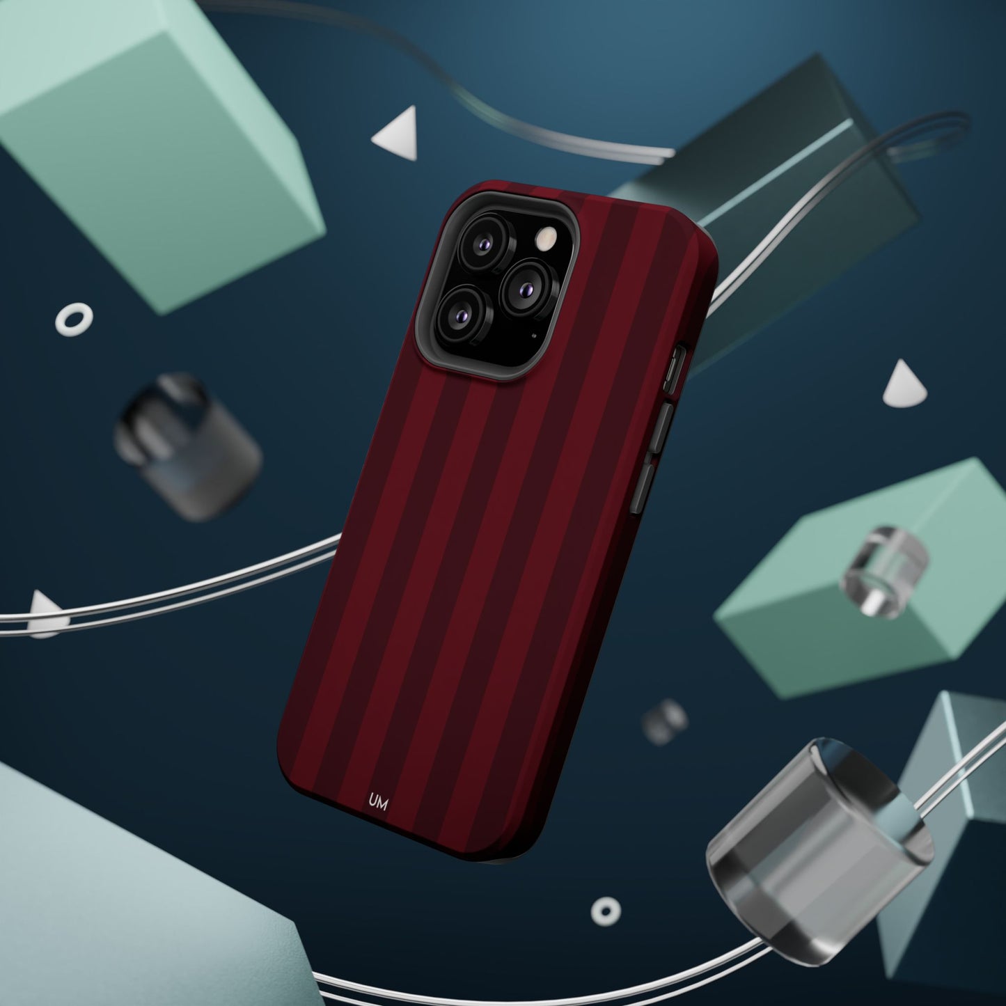 Bordeaux Pinstripe