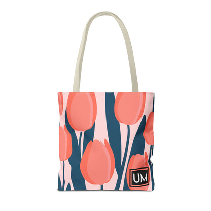 Bolso de mano con estampados florales llamativos (AOP)