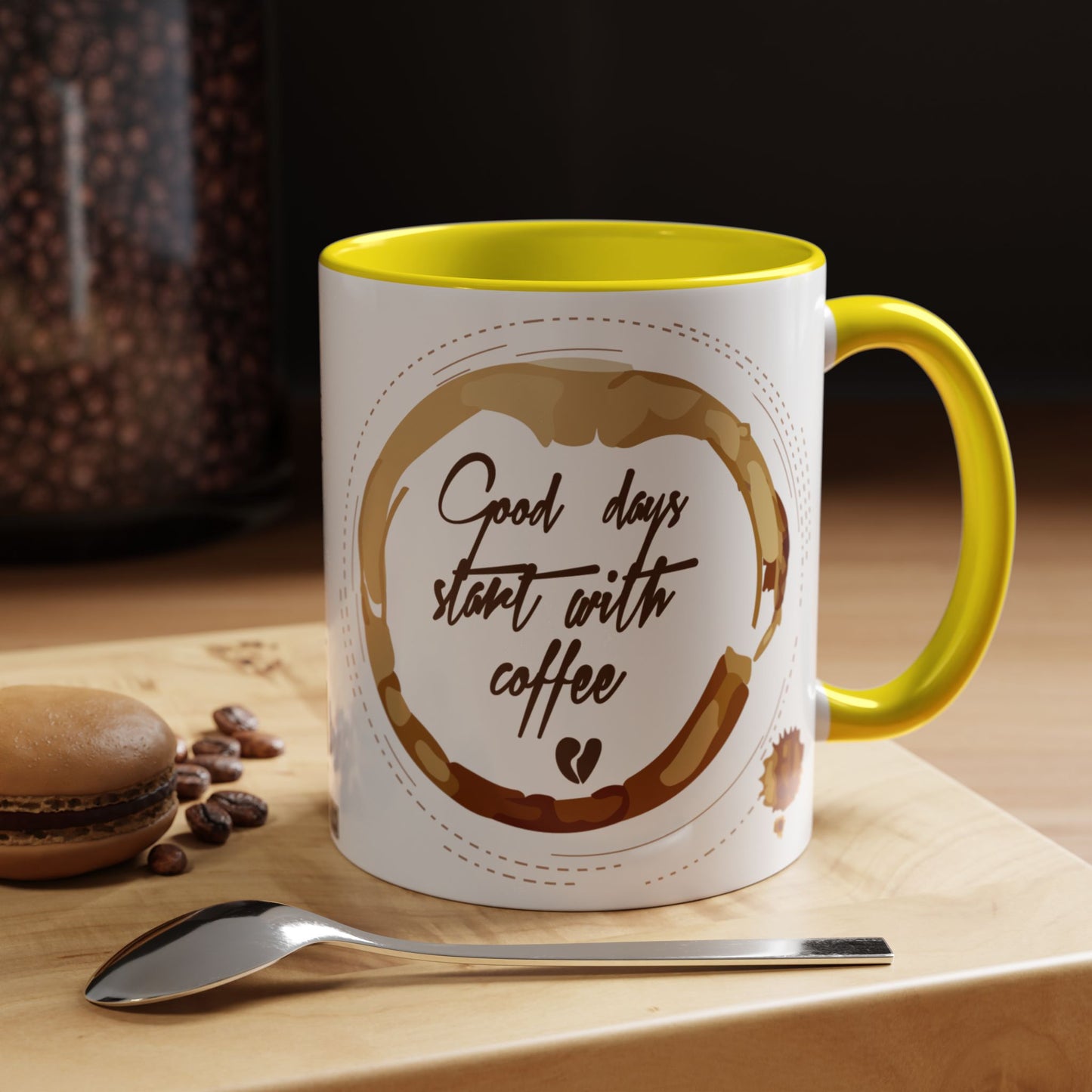 Comienza tu día con una taza de café (11, 15 oz)