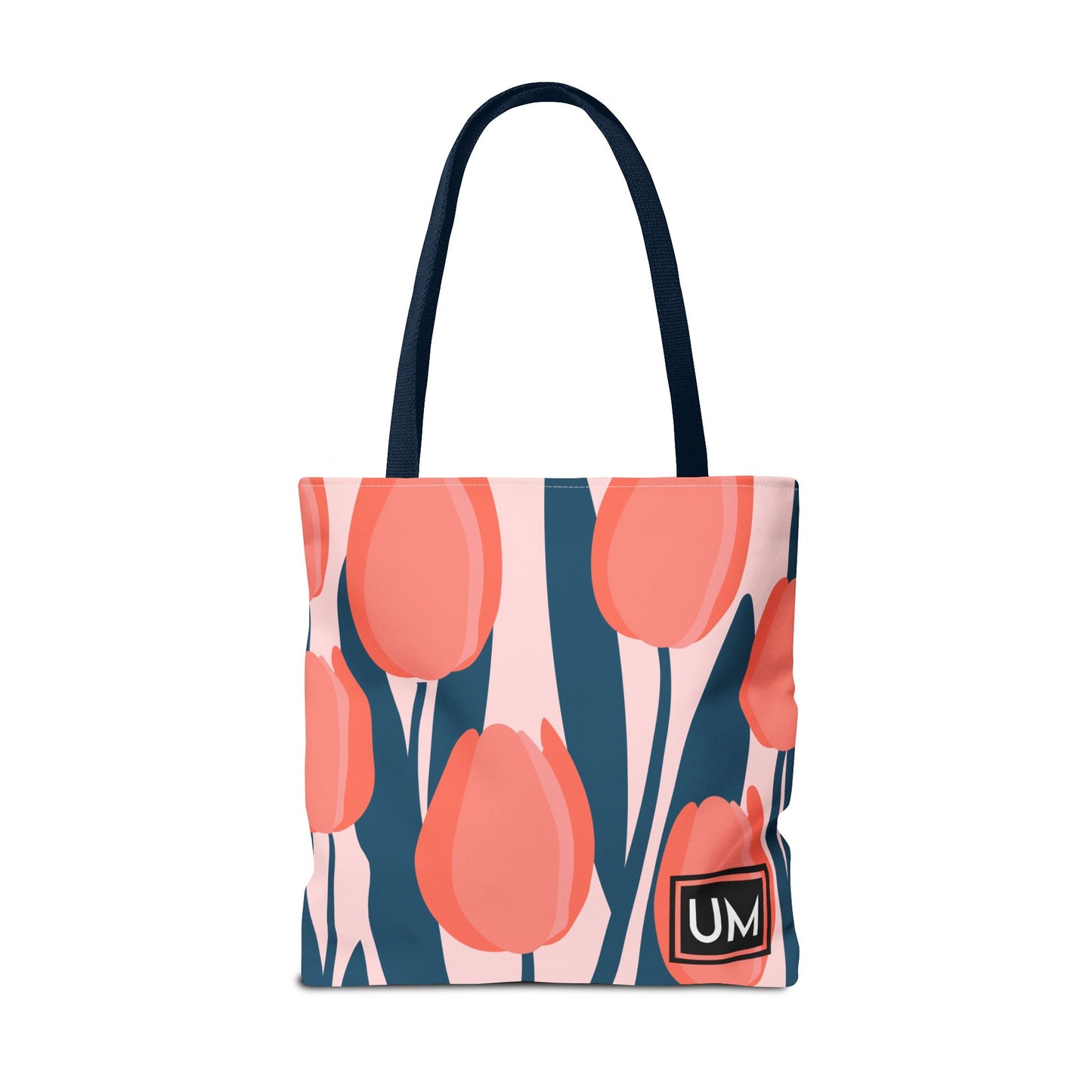 Bolso de mano con estampados florales llamativos (AOP)