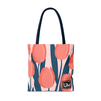 Bolso de mano con estampados florales llamativos (AOP)