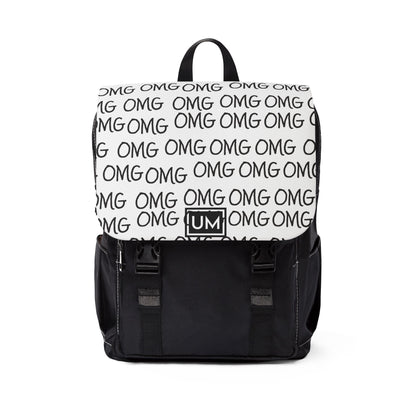 Mochila de hombro informal unisex OMG