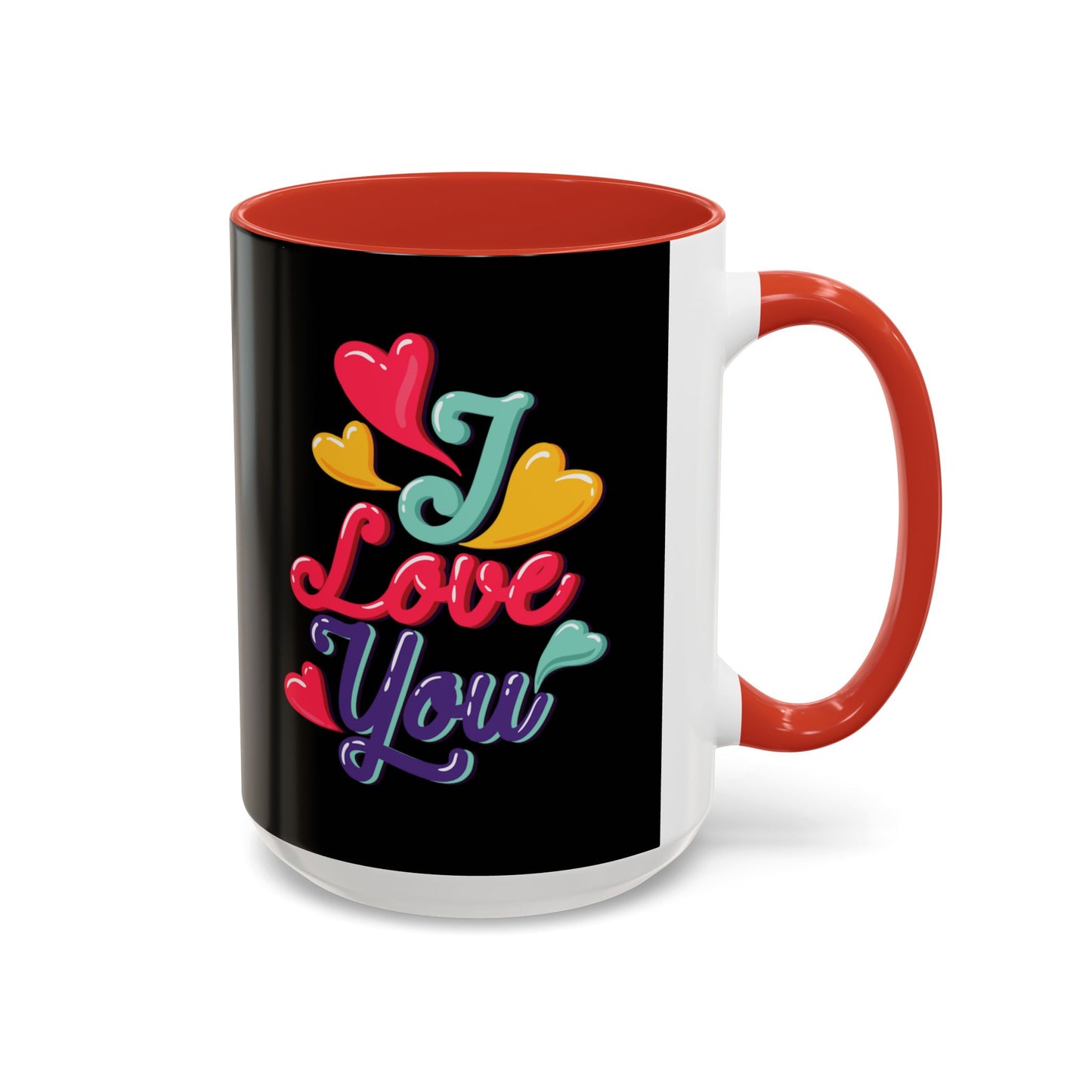 Taza de café con la frase "Te amo" (11, 15 oz)