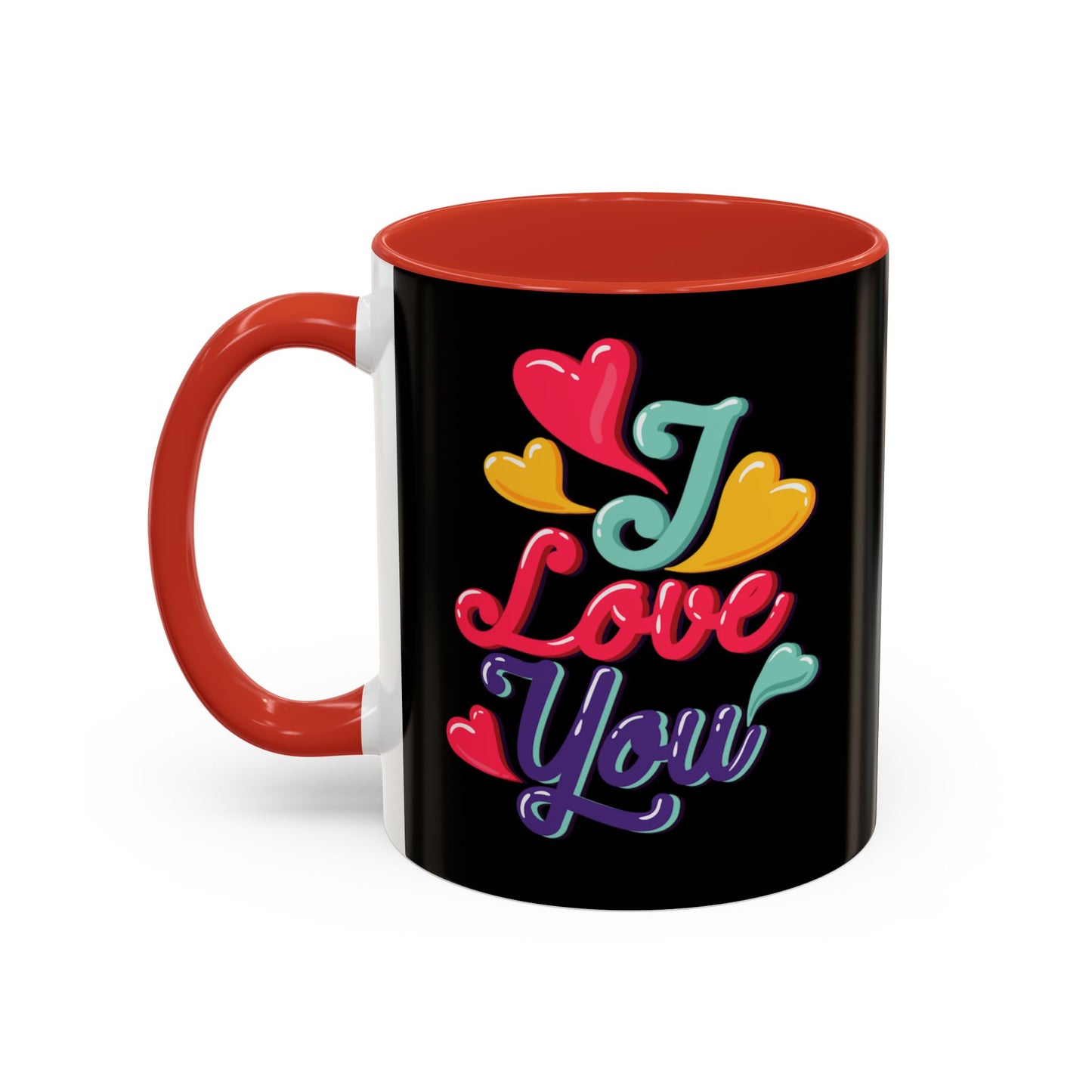 Taza de café con la frase "Te amo" (11, 15 oz)