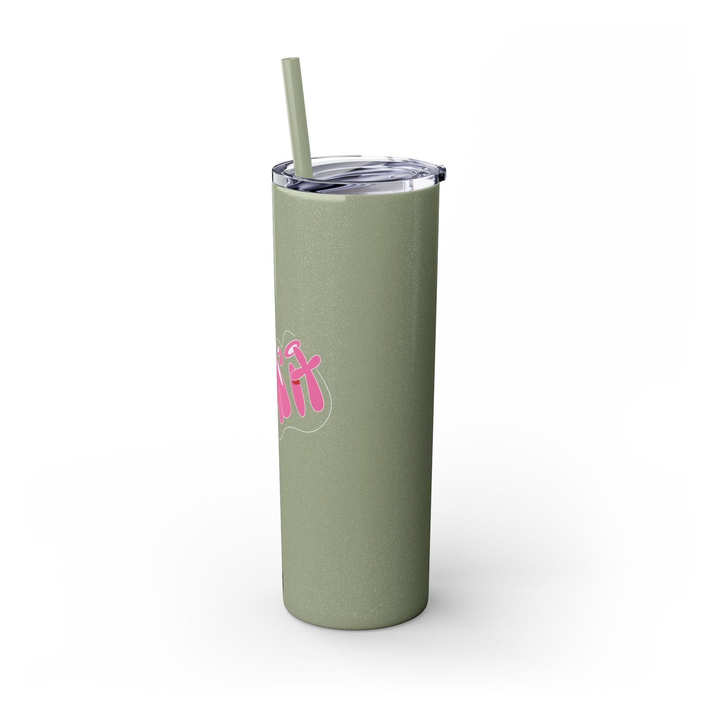 Vaso con pajita Love, 20 oz