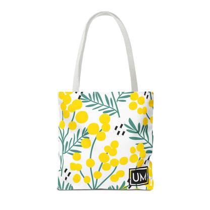 Bolso de mano con estampados florales llamativos (AOP)