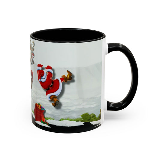 Taza de café navideña de Papá Noel (11, 15 oz)