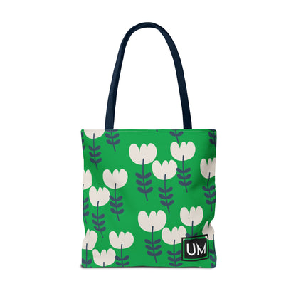 Bolso de mano con estampados florales llamativos (AOP)