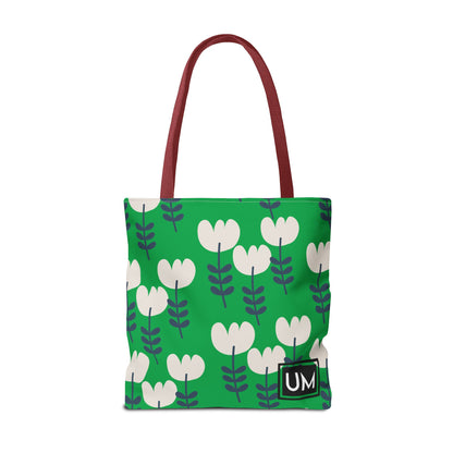 Bolso de mano con estampados florales llamativos (AOP)