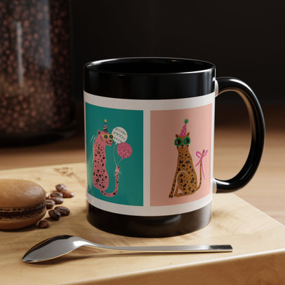 Taza de café con estampado animal (11, 15 oz)