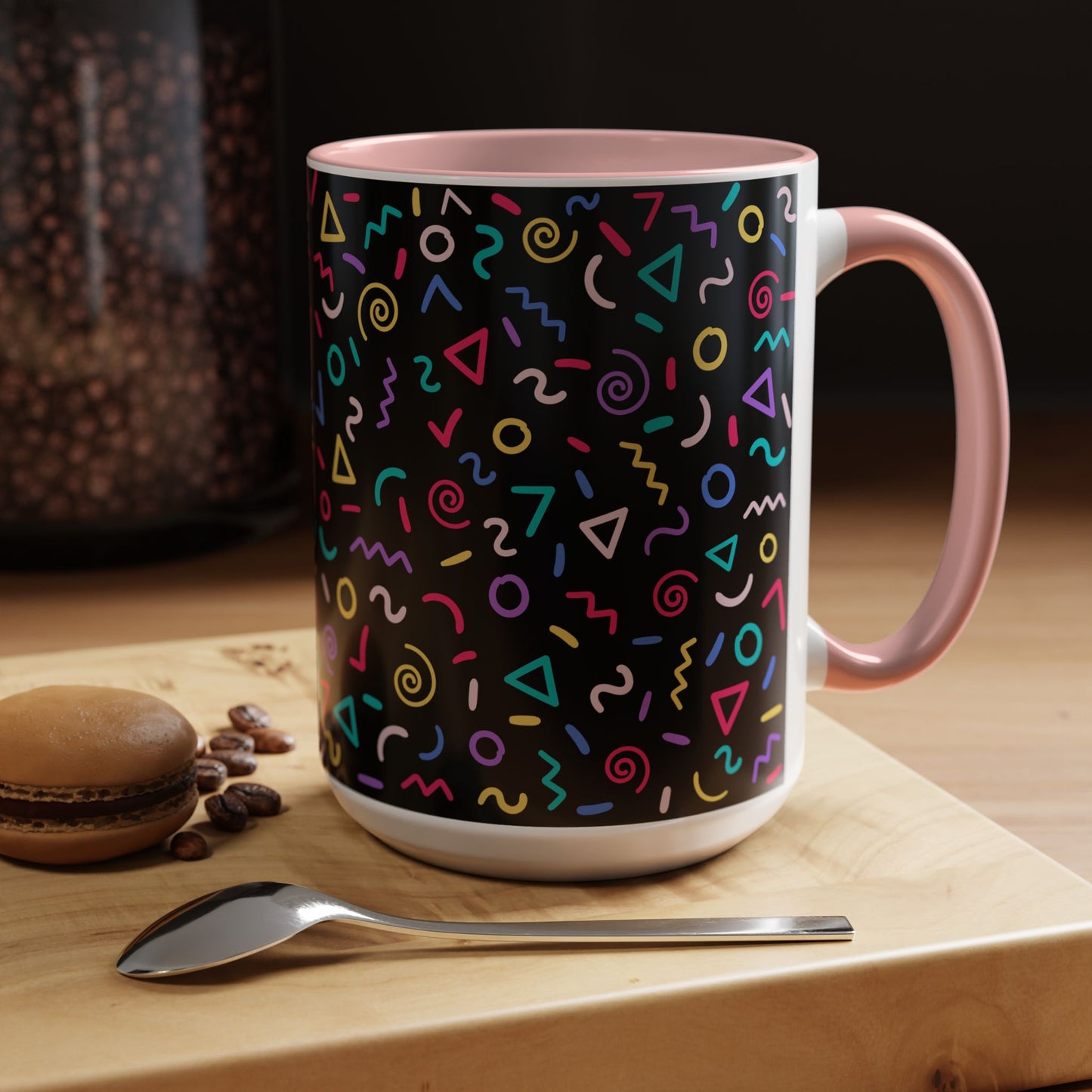 Taza de café con el mensaje "Amor por el café" (11, 15 oz)