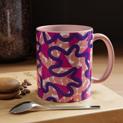 Taza de café abstracta (11, 15 oz)