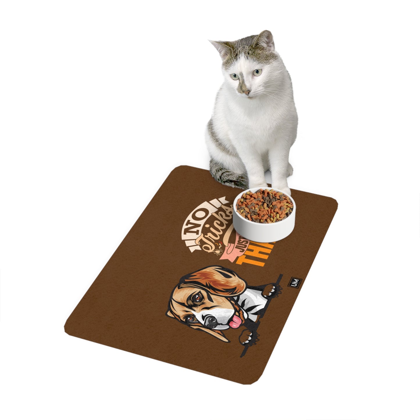 Alfombrilla para comida para mascotas UM (12 x 18)