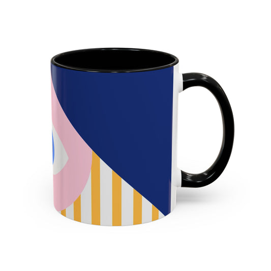 Taza de café con diseño de mal de ojo (11 oz y 15 oz)