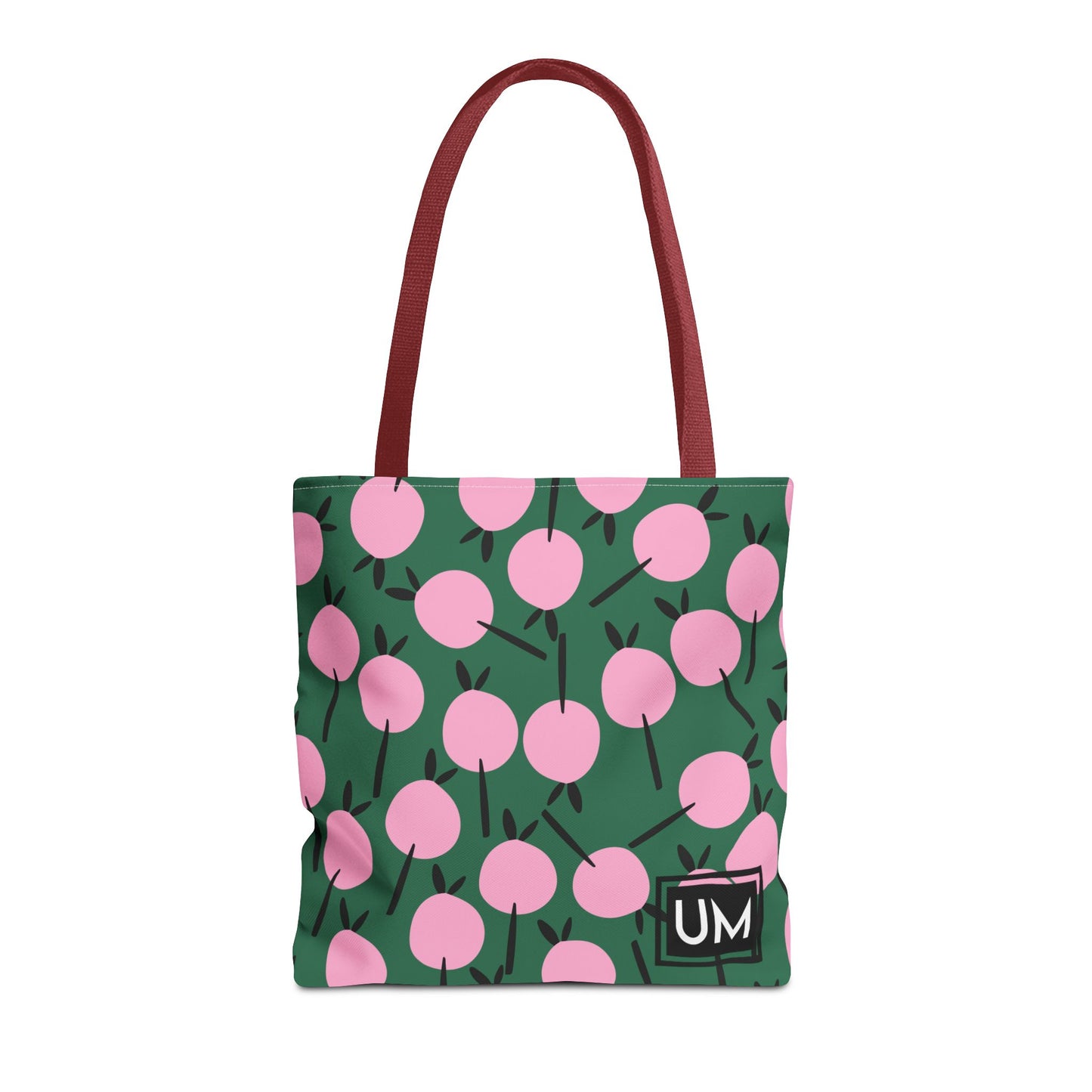 Bolso de mano con estampados florales llamativos (AOP)