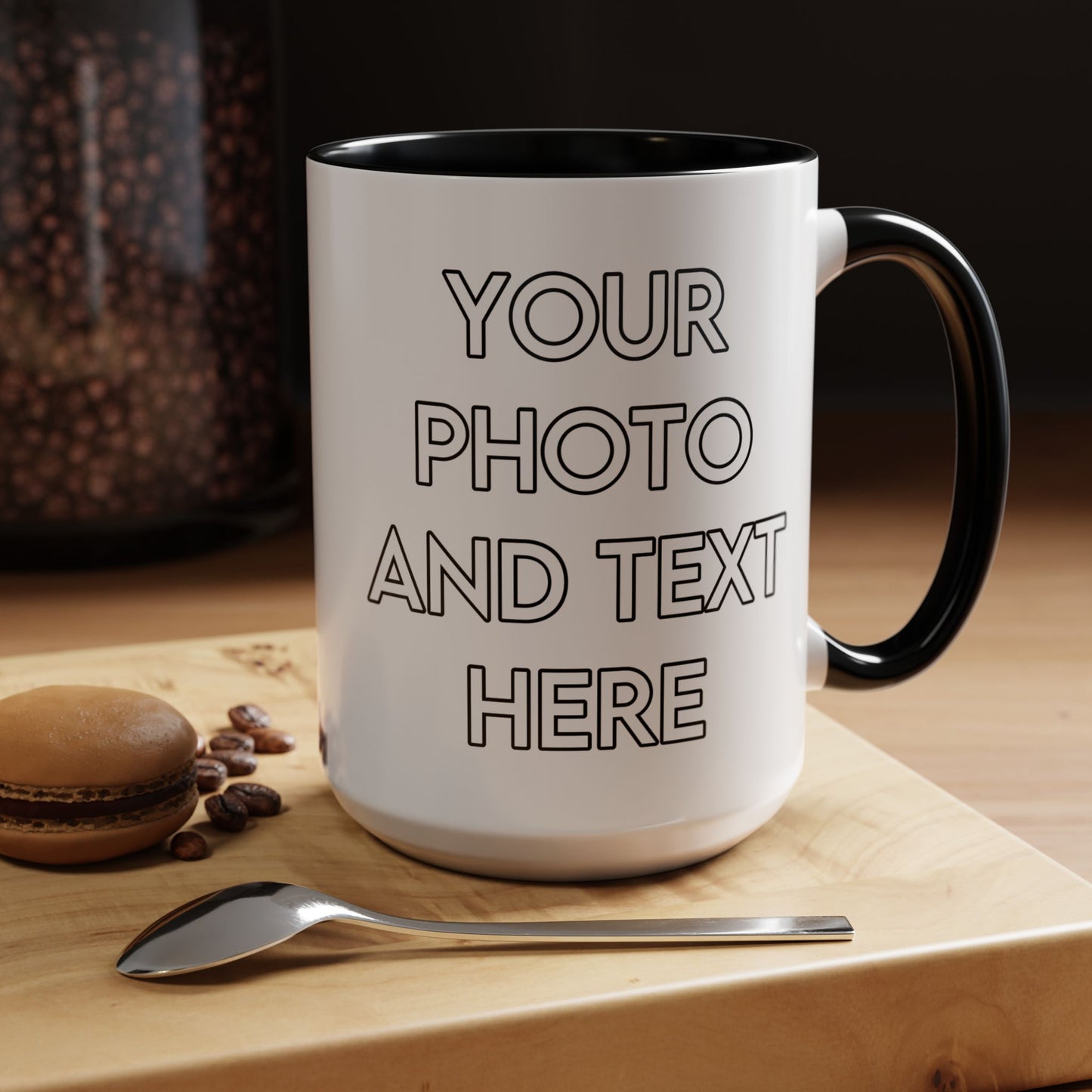 Taza de café personalizada (11, 15 oz)