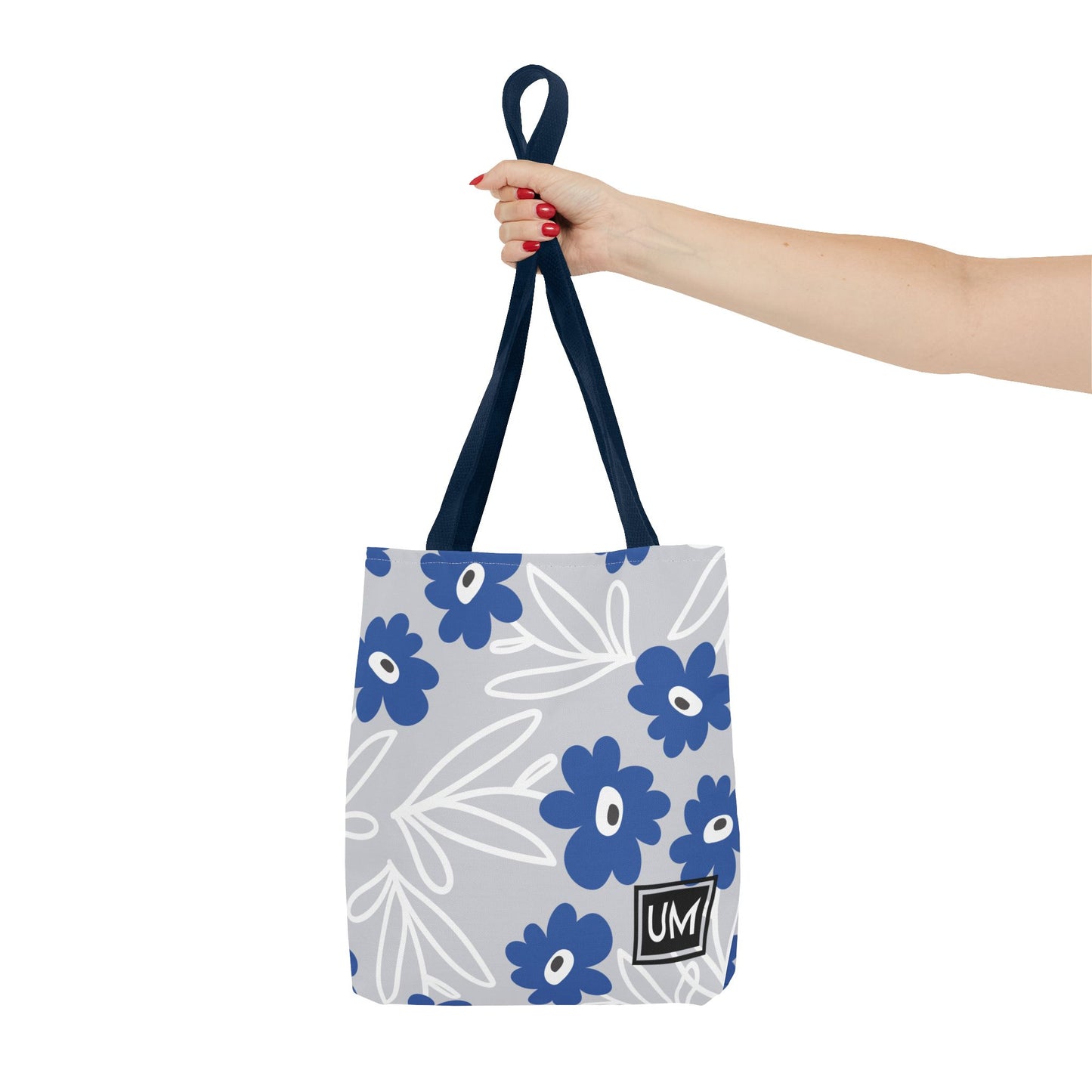 Bolso de mano con estampados florales llamativos (AOP)