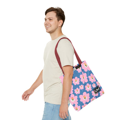 Bolso de mano con estampados florales llamativos (AOP)